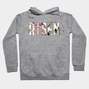 Risen Floral Cross © GraphicLoveShop Hoodie